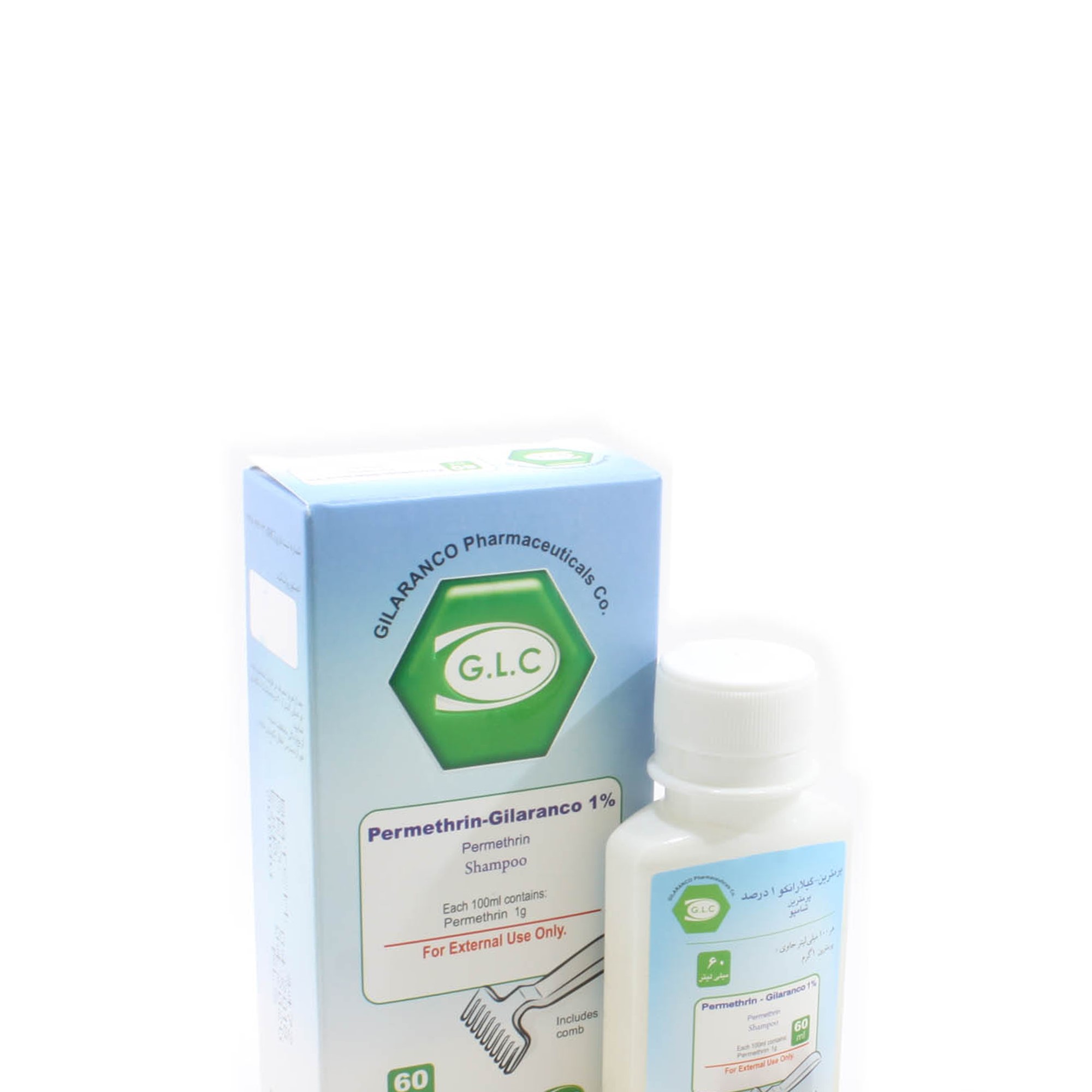 شامپو 1 درصد پرمترین